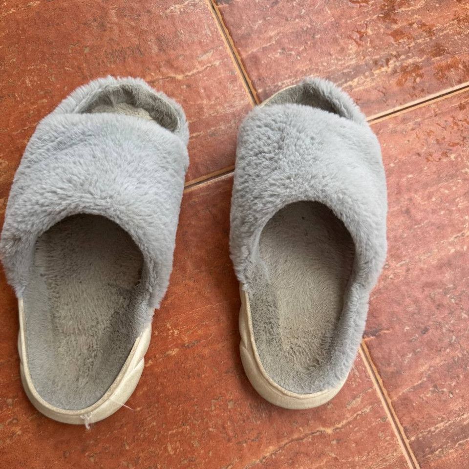 2 Years Worn Cozy Slippers  Daily Use Fully Broken In