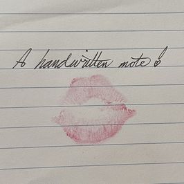 My Handwritten Affection Sealed with a Kiss