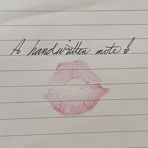 My Handwritten Affection Sealed with a Kiss