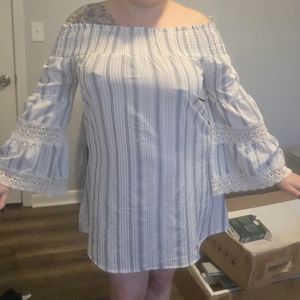 Off the shoulder dress
