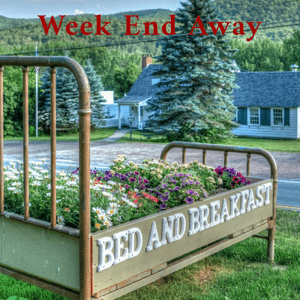 Treat me with a week end away!