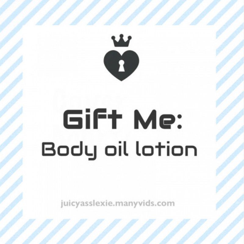 Body oil lotion