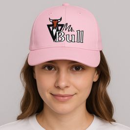 Womens Pink Mr Bull Hat