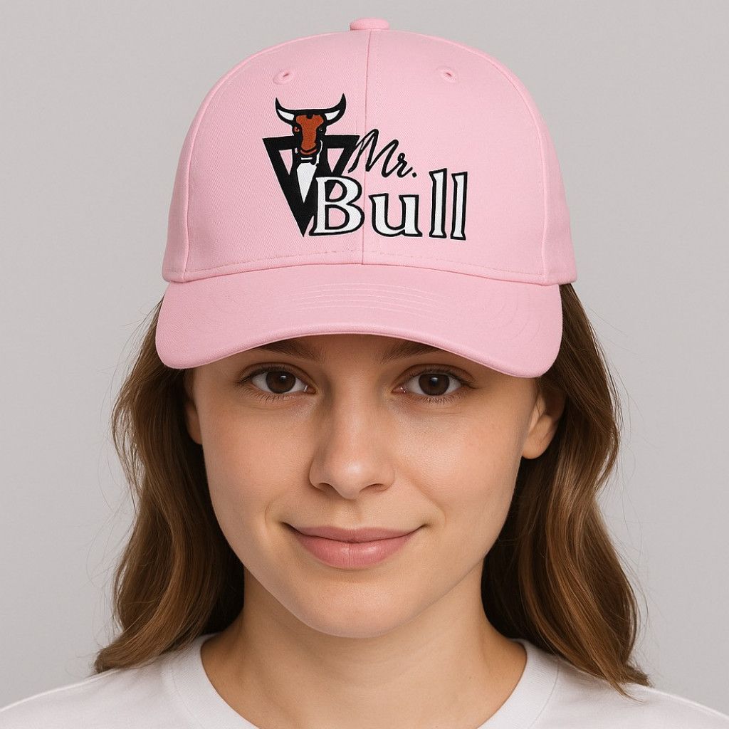 Womens Pink Mr Bull Hat