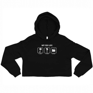 My Sex Life Cropped Hoodie