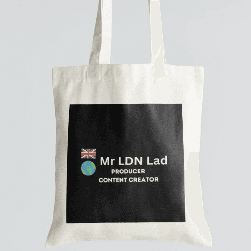 Mr LDN Lad Tote Bag White