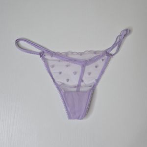 Light Purple Sheer Thong