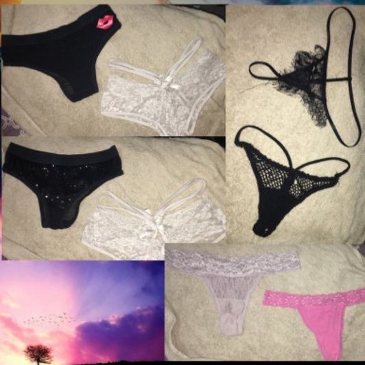 Ms FoXXXys Dirty Pantie Basket