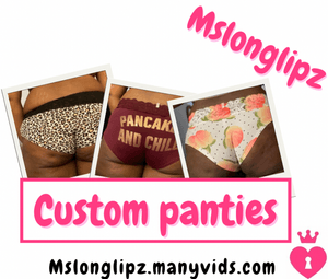 Custom panties
