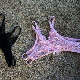 Two Pairs Crotchless Panties