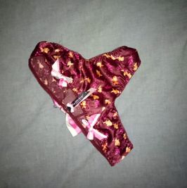tanga panties with bows