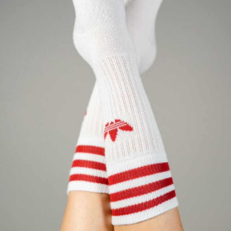 Red Adidas Socks