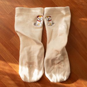 Cute white socks