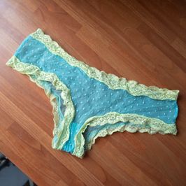 Greenish blue panties
