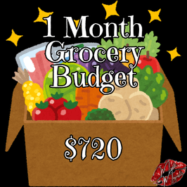 1 Month of my Groceries