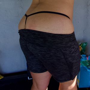 Workout Thong Black