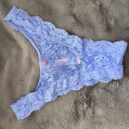 Blue Lace Cheeky VS Panty