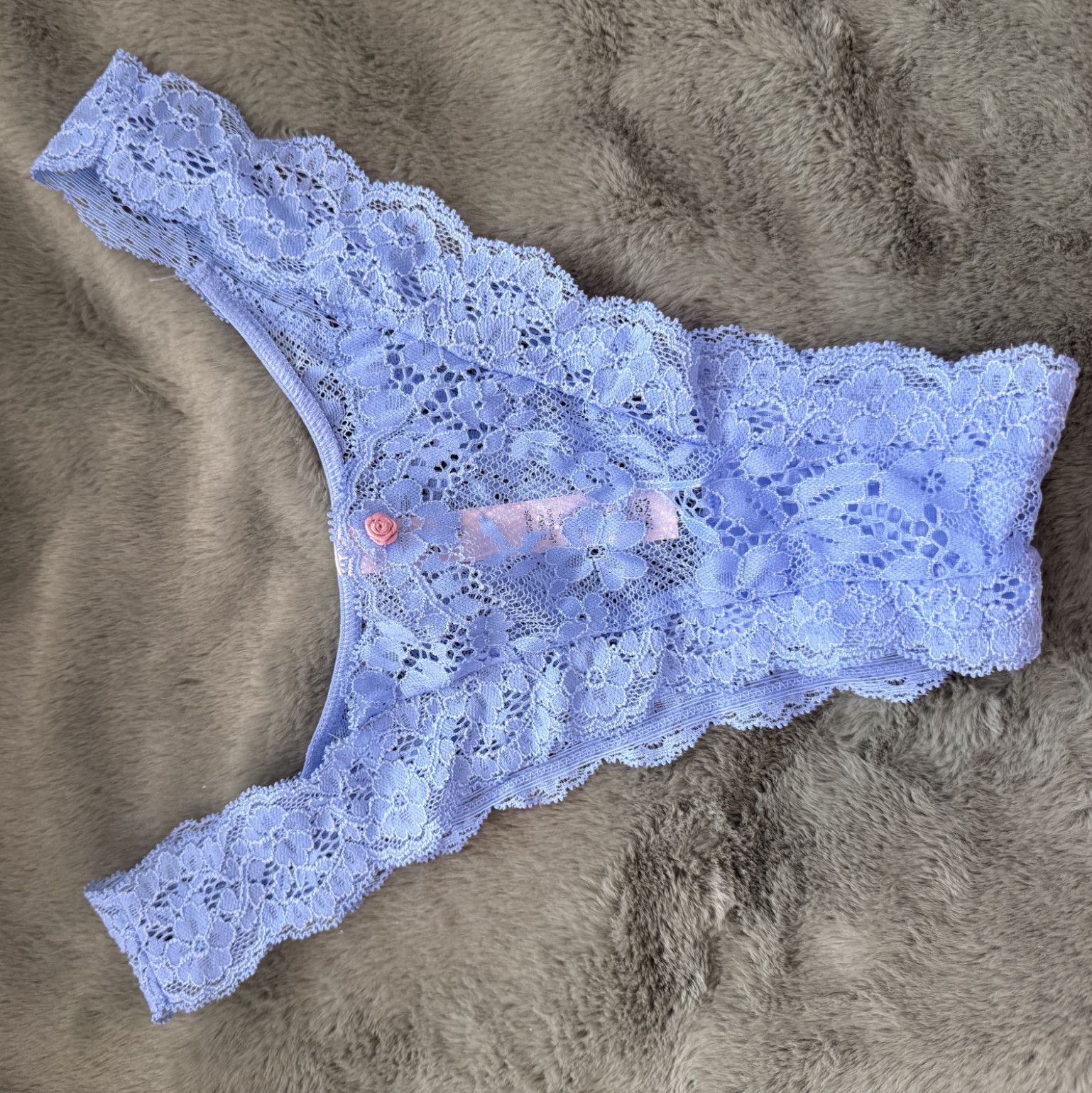 Blue Lace Cheeky VS Panty