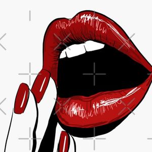 Flirty Lips Sticker