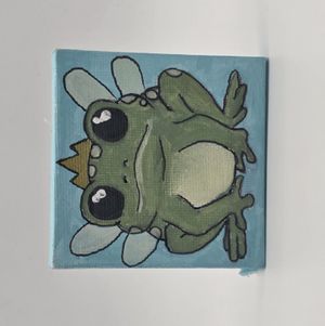 Frog drawing by Naomi