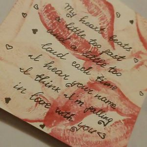 Letter from Naomi Signed and Kissed