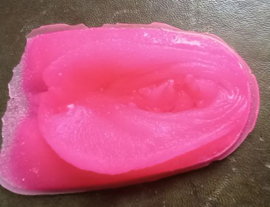 Latex mould of my pussy