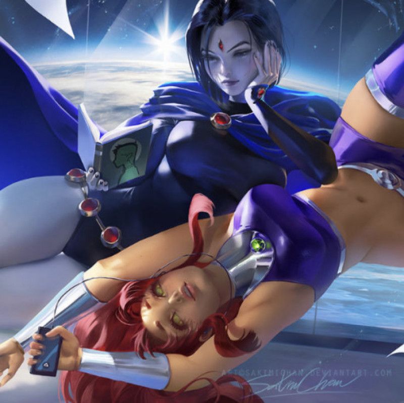 Fund Raven x Starfire Cosplay