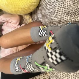 MTV Socks worn at girls sleepover party