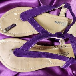 Natalies Busted Purple Sandals