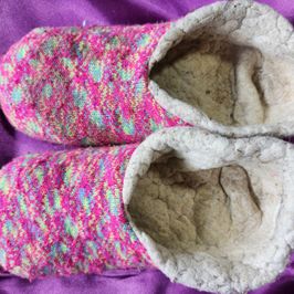 Natalies Colorful Slipper Socks