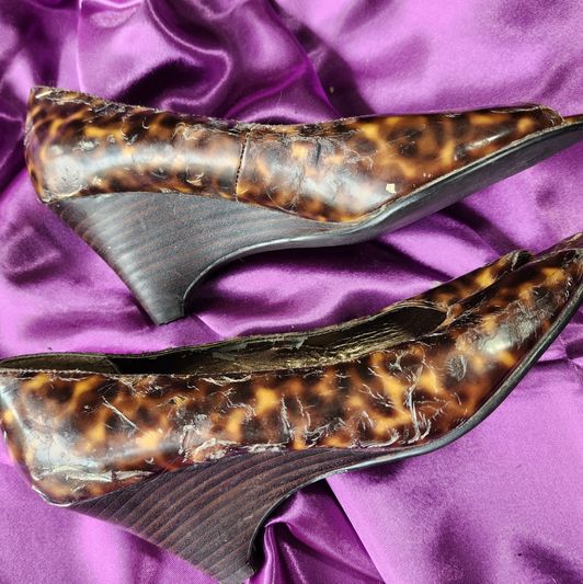 Natalies Leopard Wedges