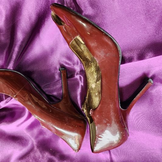 Natalies Nine West Maroon Pumps