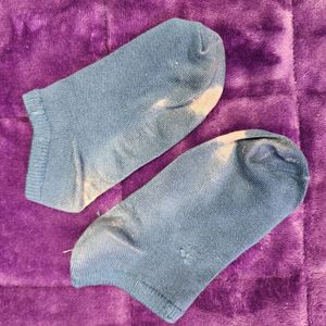Blue Ankle Socks