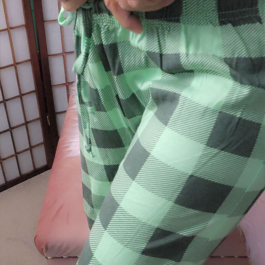 GREEN PLAID JAMMIE PANTS