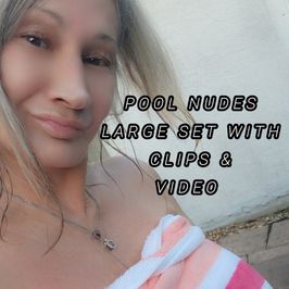 POOL NUDES LARGE PHOTO SET WITH CLIPS AND VIDEO