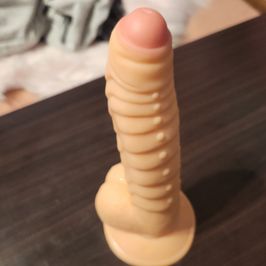RIBBED DILDO