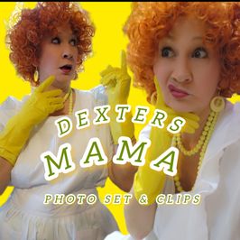 COSPLAY DEXTERS MAMA PHOTO SET PLUS CLIPS