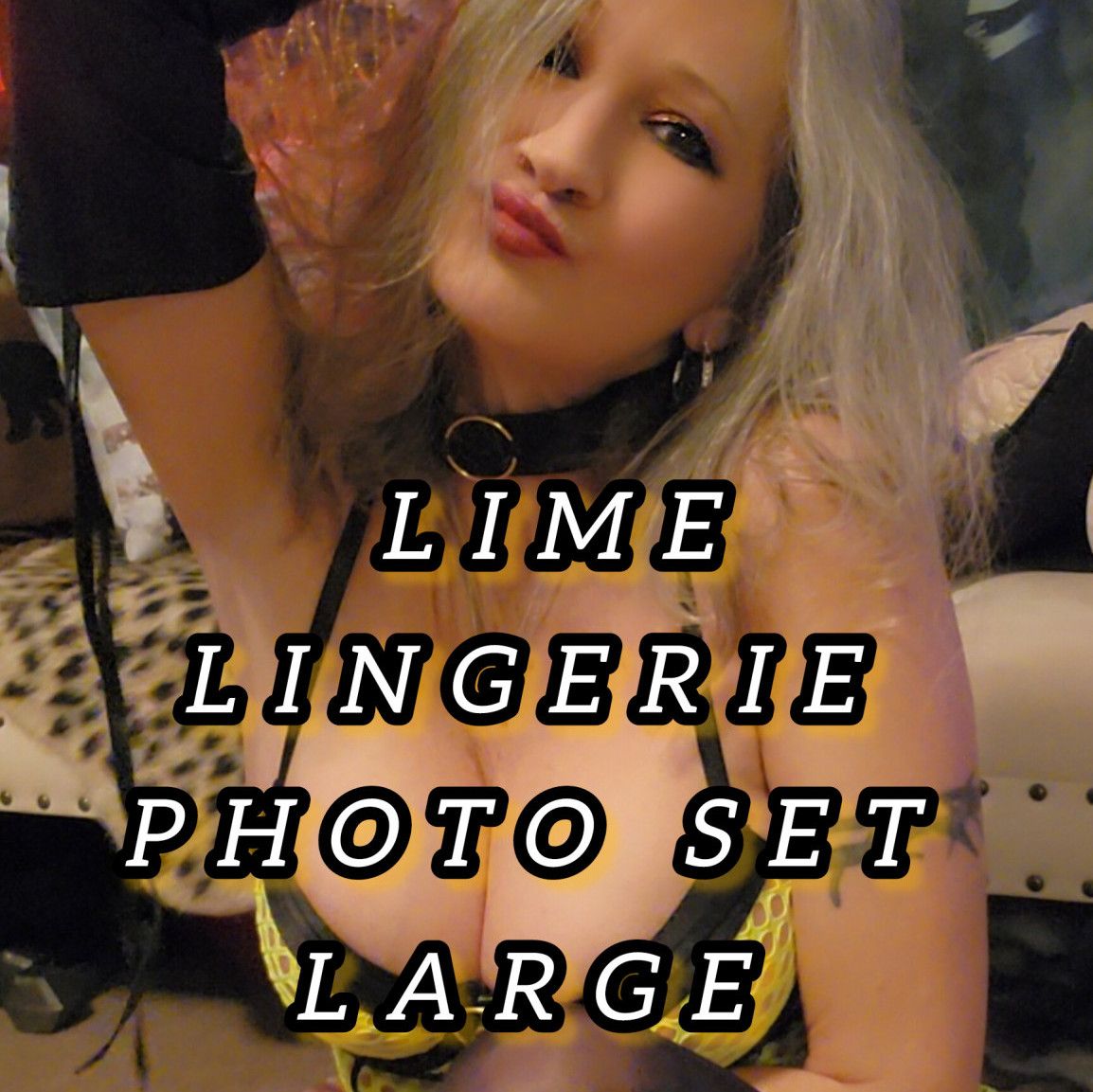LIME LINGERIE PHOTO SET LARGE
