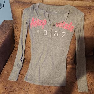 GREY LONG SLEEVE SHIRT