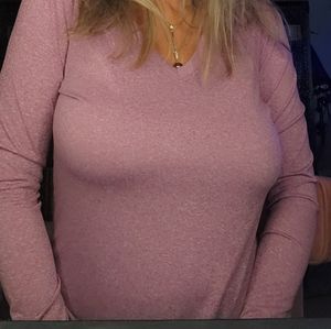 PURPLE DANSKIN SHIRT