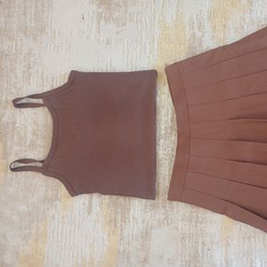 Skirt and vest