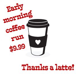 Spoil me with coffee today