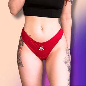 Red Hello Kitty panties