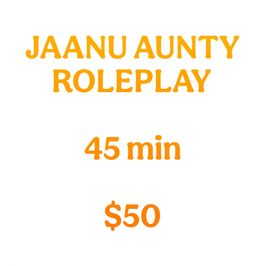 Jaanu Aunty Roleplay