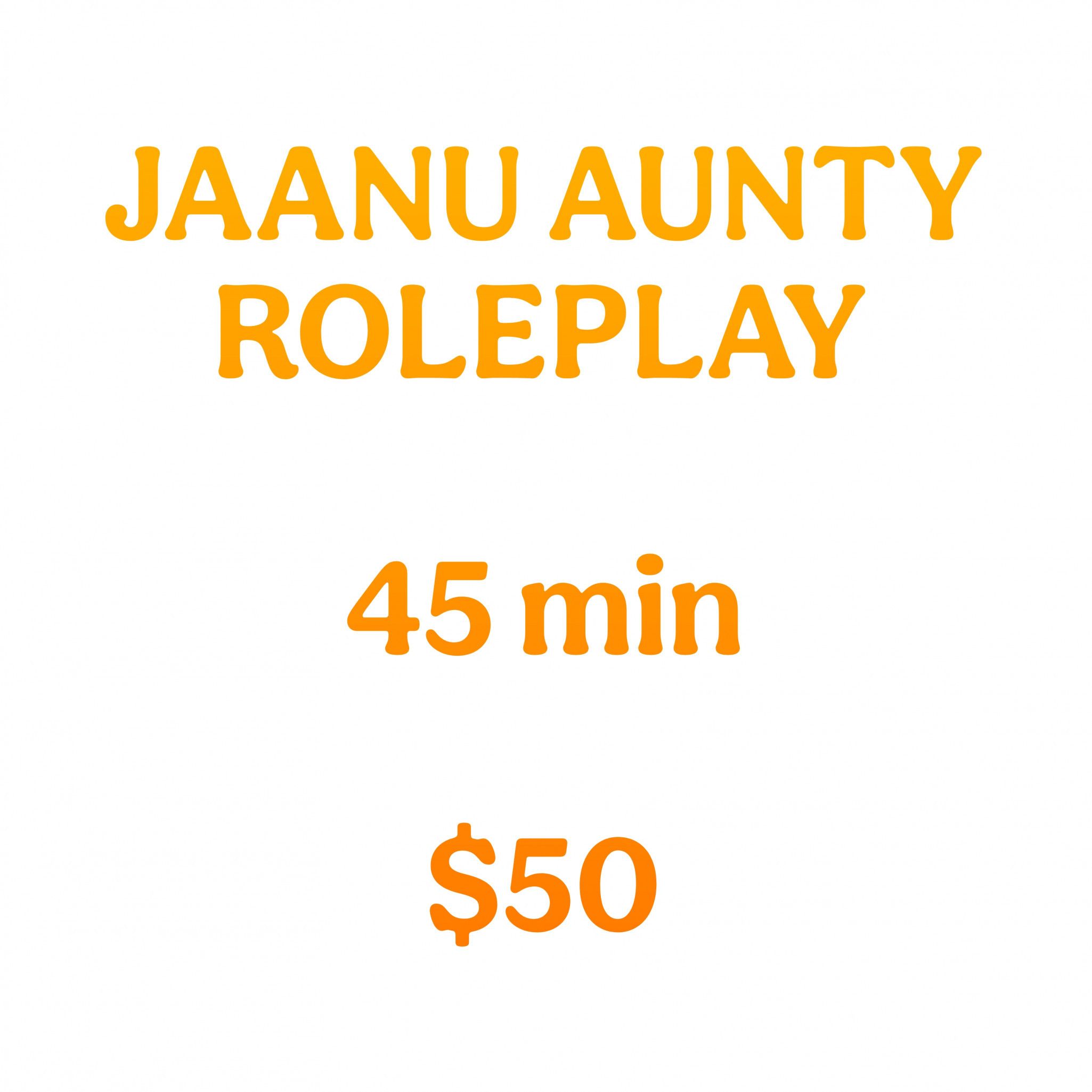 Jaanu Aunty Roleplay