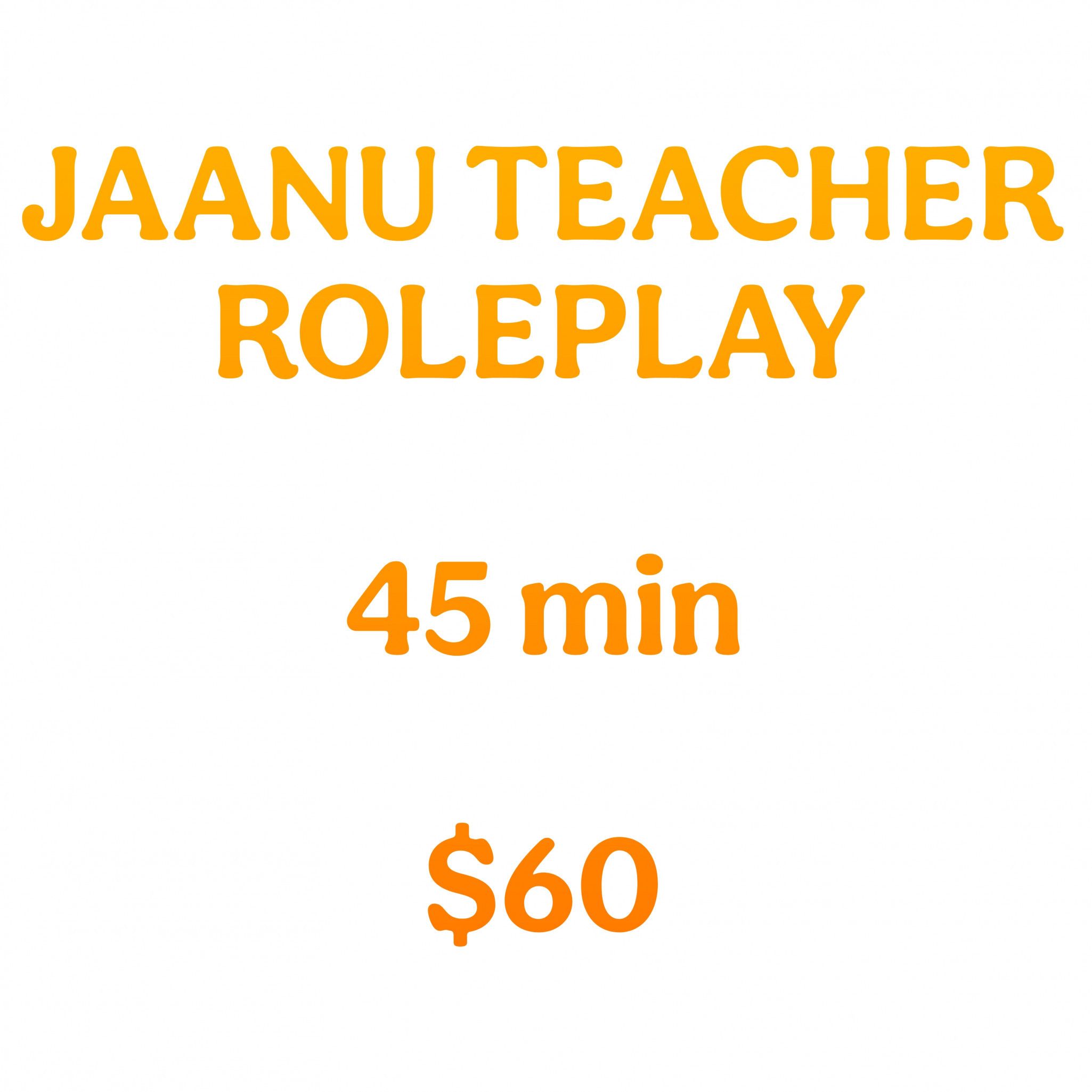 Jaanu Teacher Roleplay