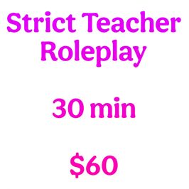 Strict Teacher Role Play