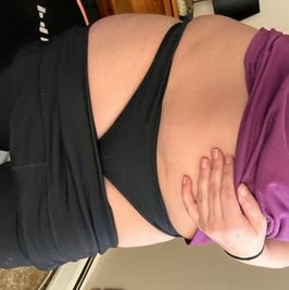 Very creamy and wet cotton thongs