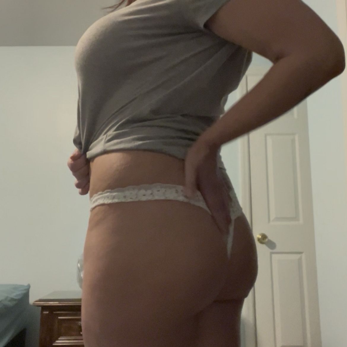 White lace panties big to fit you!