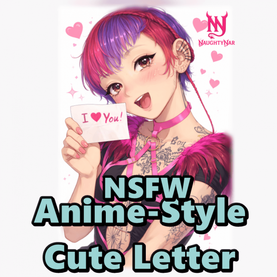 Anime Style Sexy Letter